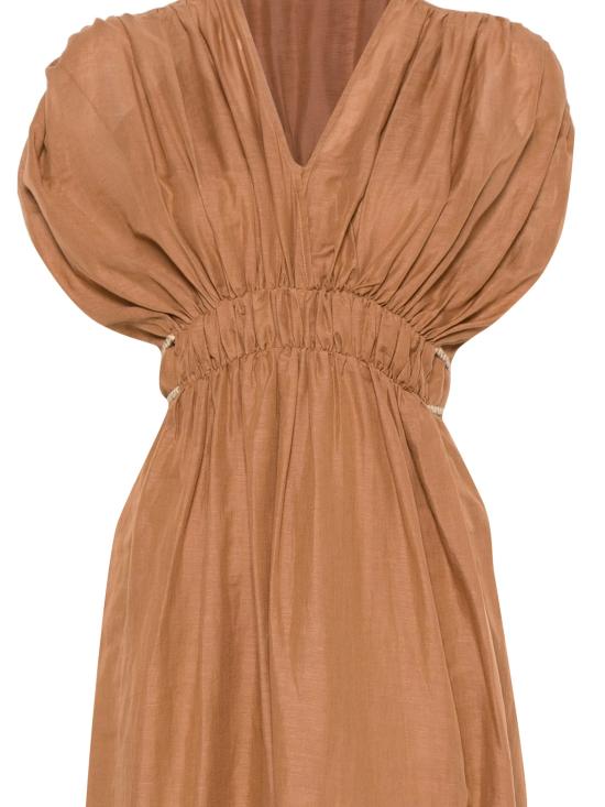 26SS 120 리노 롱 원피스 33BLIW4PLQ000G494700700681 MARRONE - 120 LINO