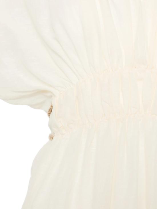 26SS 120 리노 롱 원피스 33BLIW4PLQ000G494700700774 BIANCO - 120 LINO