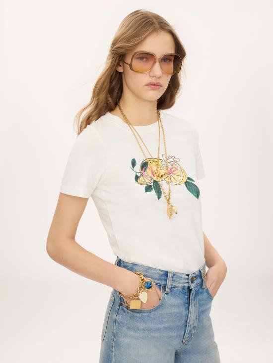 26FW 끌로에 반팔 티셔츠 CH26AJH08981107 BIANCO - CHLOE