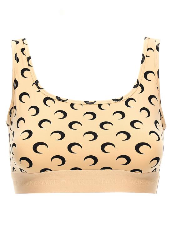 26SS 마린세르 올오버 문 프린트 브라탑 WUW055BCJER0001TA10 BEIGE