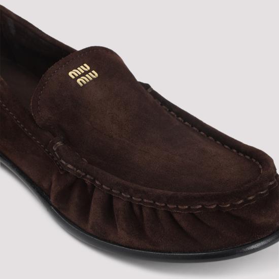 26FW 미우미우 페니 로퍼 5D499EF015054 F0003 BROWN - MIU MIU