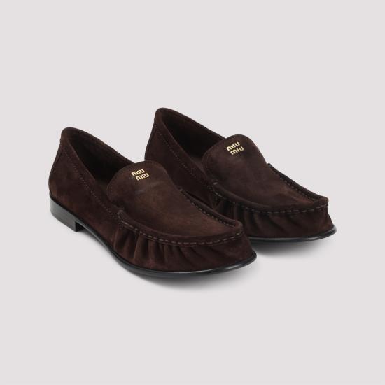 26FW 미우미우 페니 로퍼 5D499EF015054 F0003 BROWN - MIU MIU
