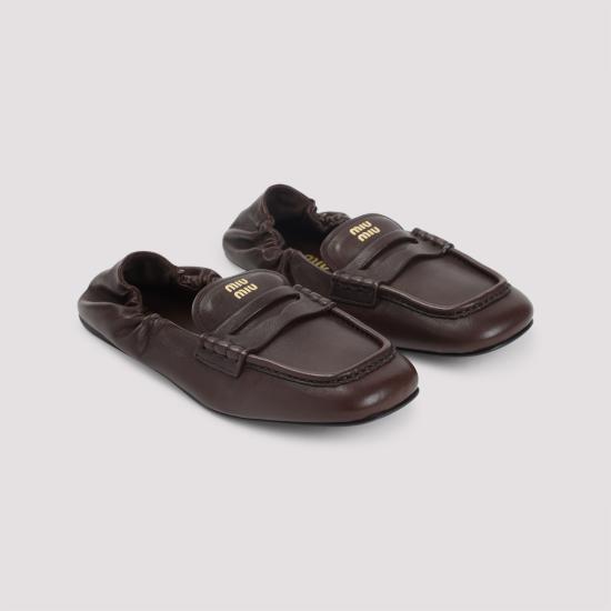  미우미우 로퍼 5D341EFD005EFX F0NBL BROWN - MIU MIU