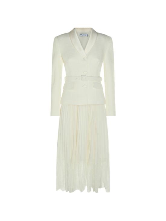 26FW 셀프 포트레이트 미디 원피스 PF26144MCCREAM BEIGE