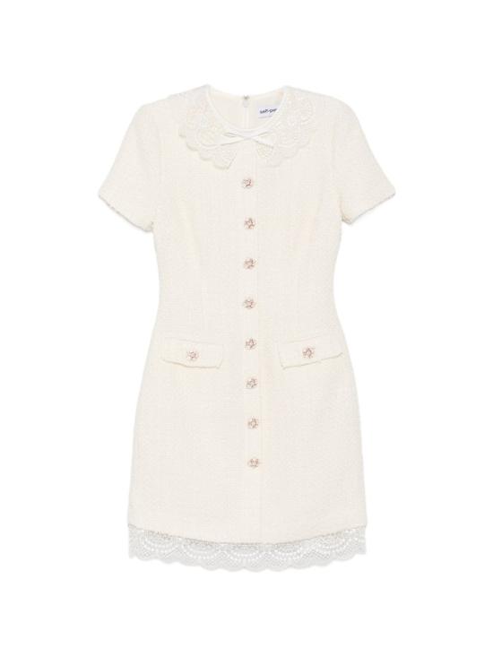 26FW 셀프 포트레이트 숏 원피스 PF26002SBCCREAM BEIGE