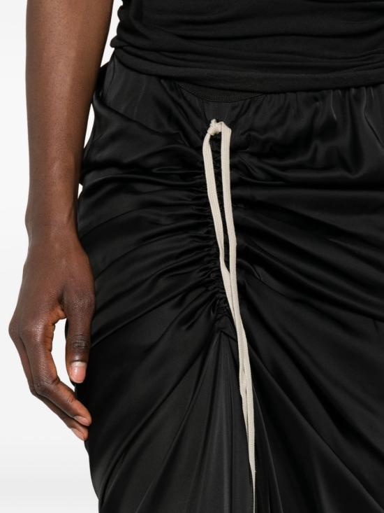 26SS 릭 오웬스 롱 스커트 RO01F6359SCH09 NERO - RICK OWENS