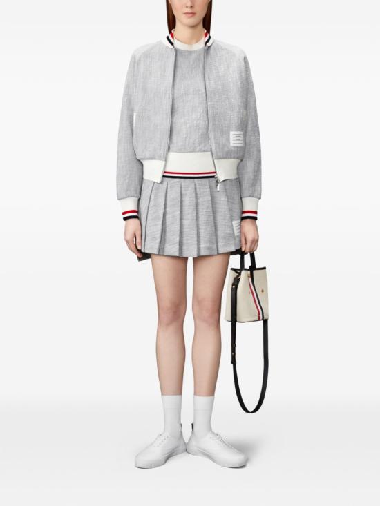 26FW 톰브라운 숏 스커트 FJK155AJ0194055 LIGHT GREY - THOM BROWNE