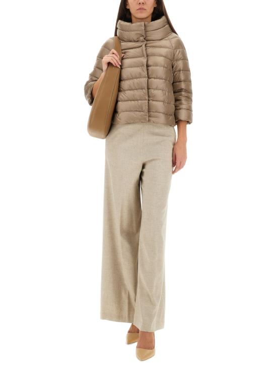 26FW 에르노 소피아 레귤러 핏 케이프 다운 자켓 PI0046DIC12017Z2600 DOVE GREY - HERNO
