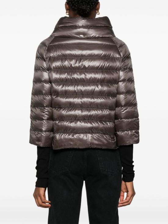 26FW 에르노 소피아 레귤러 핏 케이프 다운 자켓 PI0046DIC12017Z9480 GREY - HERNO