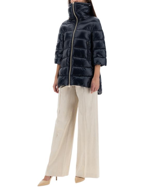 26FW 에르노 클레오페 A-쉐입 다운 코트 PI0001DIC12017Z9200 BLUE - HERNO