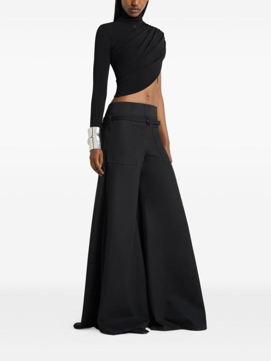 26SS 쿠레쥬 스트레이트 팬츠 226CPA702CO01349999 NERO - COURREGES