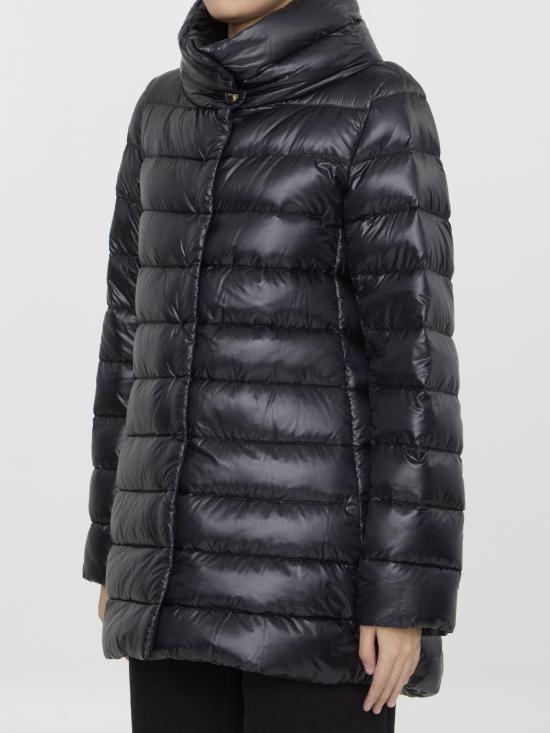 26FW 에르노 아멜리아 A 쉐입 패딩 PI0505DIC12017Z9300 BLACK - HERNO