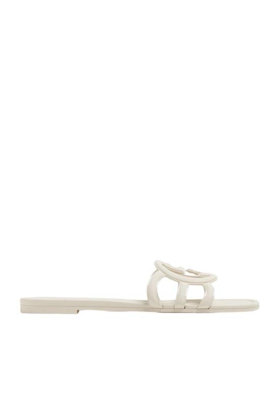 26FW 구찌 인터로킹 G 슬라이드 샌들 780307J87009022 WHITE