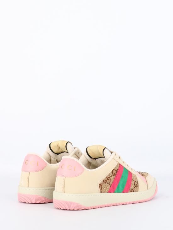 26FW 구찌 크리스탈 스크리너 스니커즈 6774239SFR02587 PINK - GUCCI