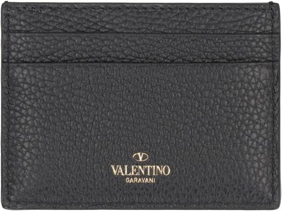  발렌티노 가라바니 락스터드 카드지갑 WP0486VSH0NO black - VALENTINO GARAVANI
