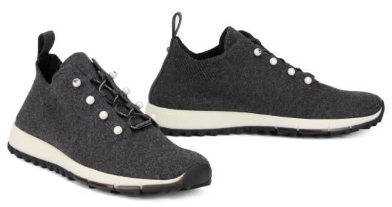 26FW 지미추 스니커즈 VELESPZGVBLACKMIX heather grey - JIMMY CHOO
