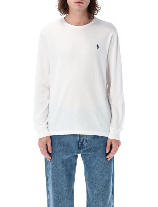 26FW 폴로 랄프로렌 긴팔 티셔츠 710671468 004 WHITE