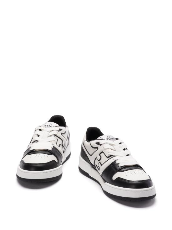 25SS 펜디 매치 레더 로우탑 스니커즈 7E1643AOMNF0E7C White - FENDI
