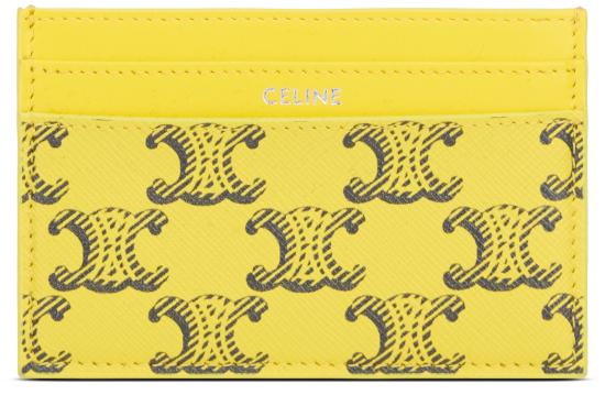 26SS 셀린느 카드지갑 10N762V1711AL Yellow - CELINE