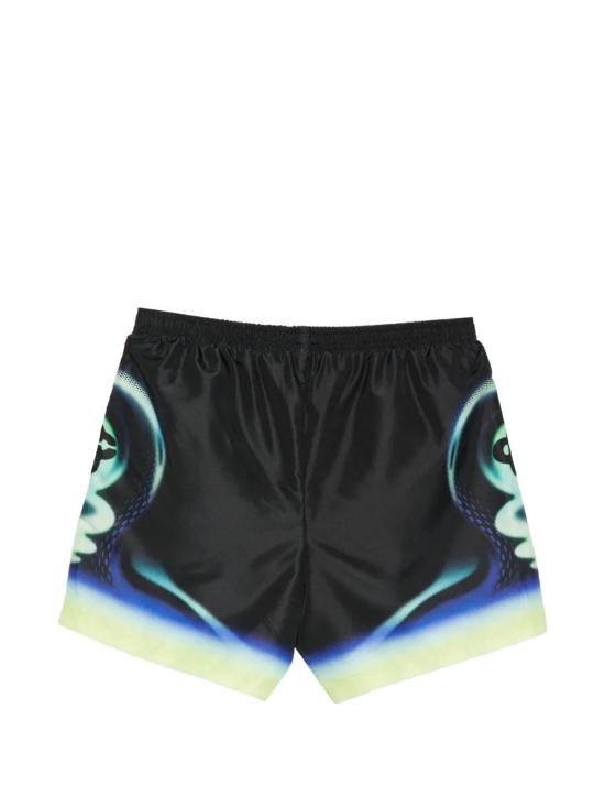 26SS 카사블랑카 스윔팬츠 MSS26TR032 01 SPORCHID BLACK - CASABLANCA