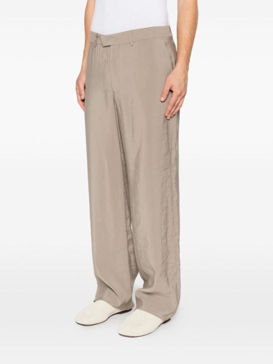 26SS 엠포리오 아르마니 스트레이트 팬츠 EM005059TE20387U6266 BROWN - EMPORIO ARMANI