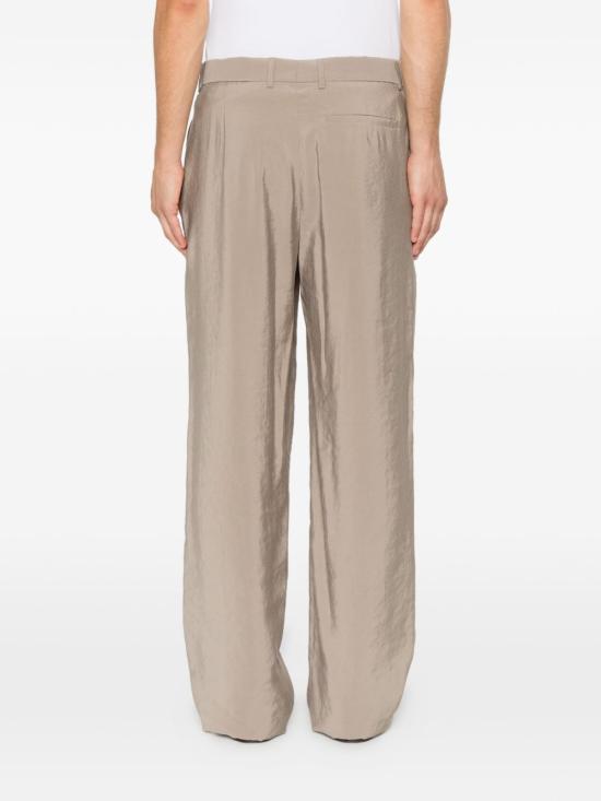 26SS 엠포리오 아르마니 스트레이트 팬츠 EM005059TE20387U6266 BROWN - EMPORIO ARMANI