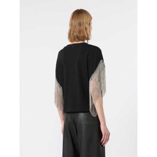 26FW 스포트막스 반팔 티셔츠 2622946015600002 BLACK - SPORTMAX