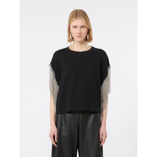 26FW 스포트막스 반팔 티셔츠 2622946015600002 BLACK