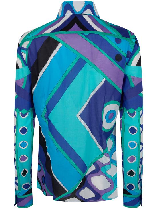 26SS 에밀리오푸치 블라우스 6HRJ266H840 021 BLUE - EMILIO PUCCI