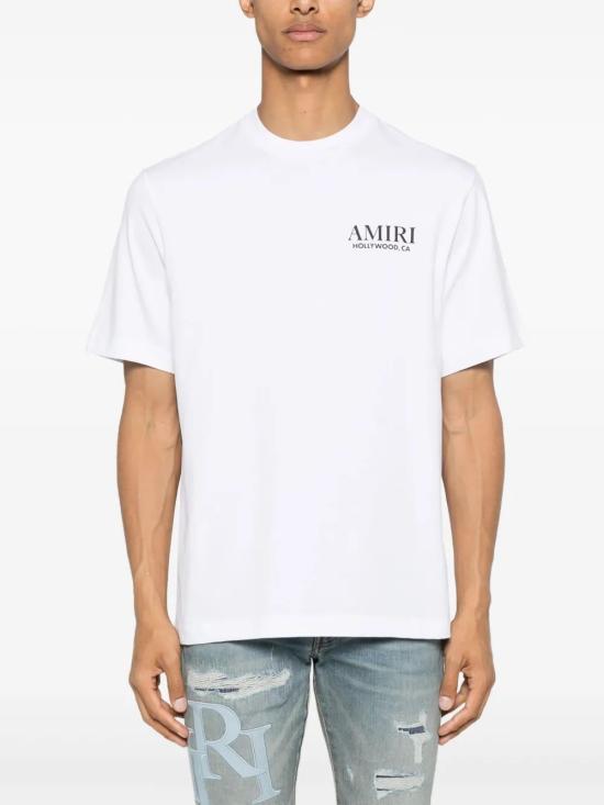 26FW 아미리 본즈 스택 티셔츠 AMJYTE1075 100 WHITE - AMIRI