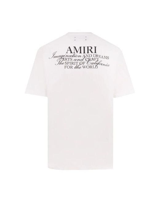 26FW 아미리 반팔 티셔츠 AMJYTE1198 127 WHITE - AMIRI