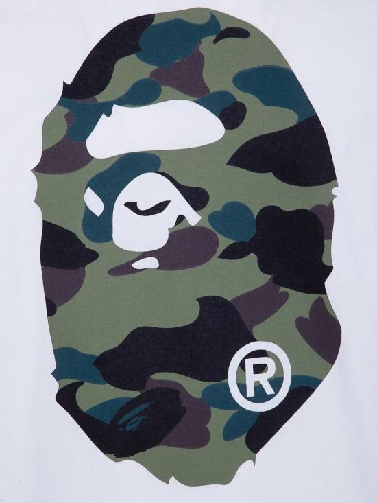 26SS 베이프 긴팔 티셔츠 001LTM301015M 102082325 WHITE - BAPE