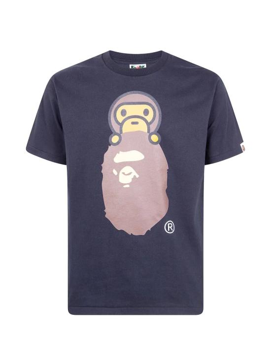 26SS 베이프 마일로 온 에이프 헤드 티셔츠 002TEM301002M 102082240 BLACK - BAPE