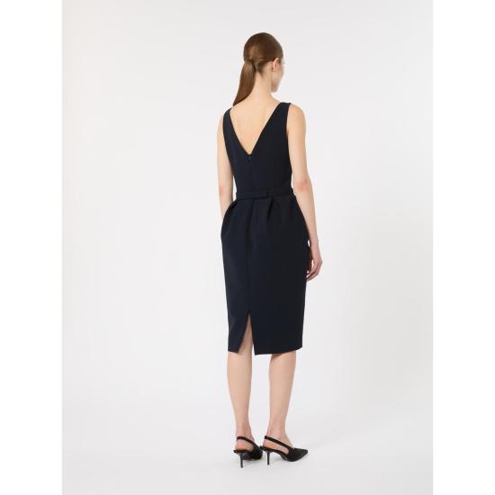 26FW 막스마라 스튜디오 미디 원피스 2626226013600005 BLUE - MAX MARA STUDIO