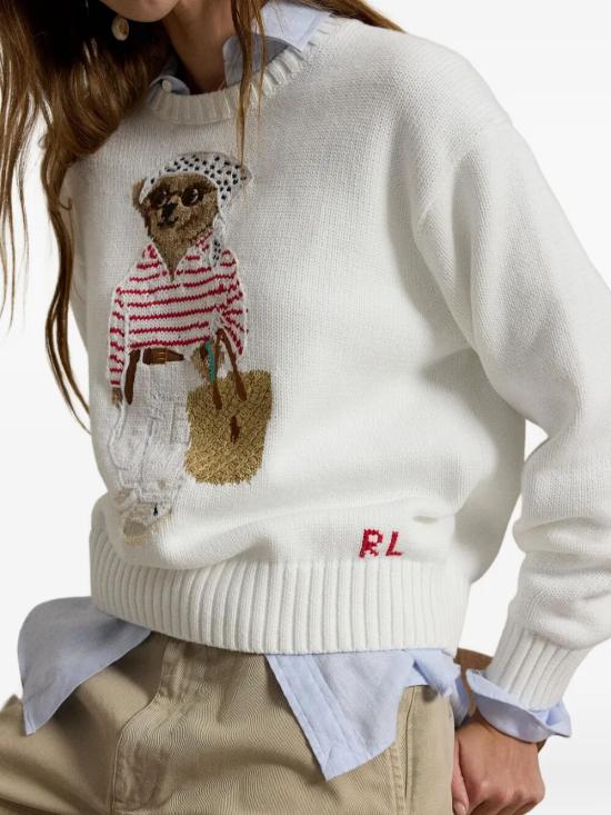 26SS 폴로 랄프로렌 스웨터 211A12723 001 WHITE - POLO RALPH LAUREN