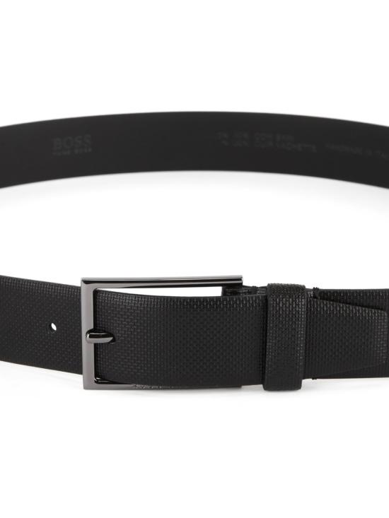 26SS 휴고보스 가죽 벨트 50262032001 BLACK - HUGO BOSS