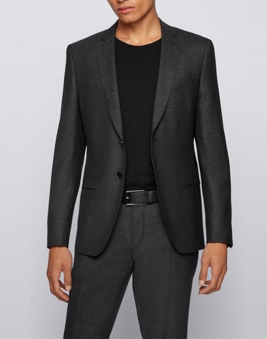 26SS 휴고보스 가죽 벨트 50262032001 BLACK - HUGO BOSS