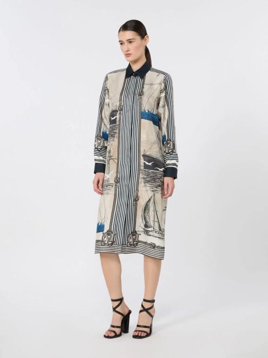 26FW 막스마라 미디 원피스 2621226041600001 BEIGE - MAX MARA