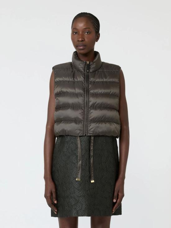 26FW 막스마라 더 큐브 패딩 조끼 2629296044600032 KHAKI - MAXMARA THE CUBE