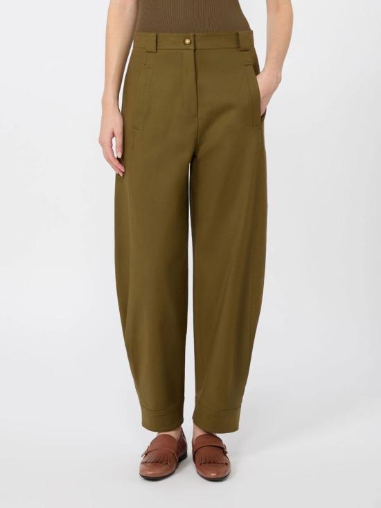 26FW 막스마라 스트레이트 팬츠 2621136111600017 KHAKI - MAX MARA