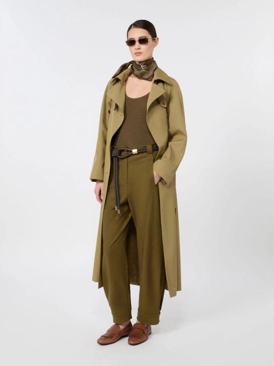 26FW 막스마라 스트레이트 팬츠 2621136111600017 KHAKI - MAX MARA