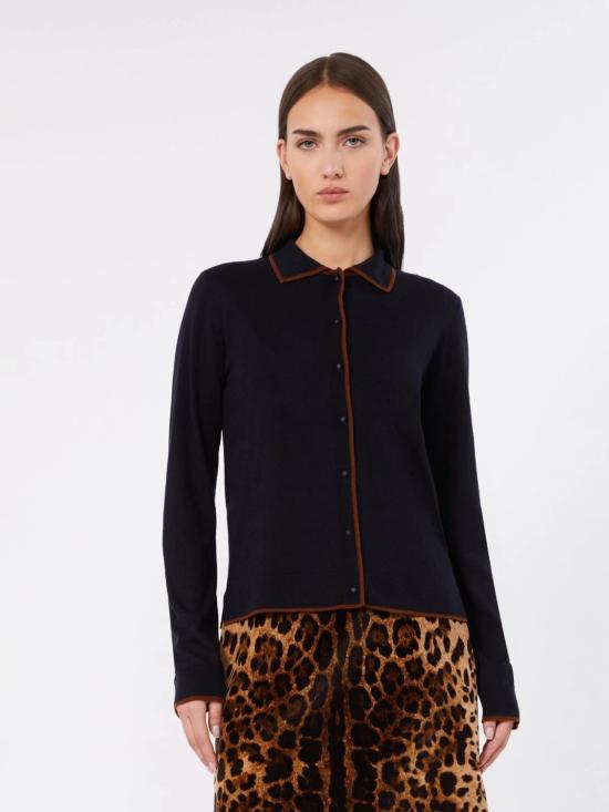 26FW 막스마라 스튜디오 스웨터 2626346011600014 NAVY - MAX MARA STUDIO