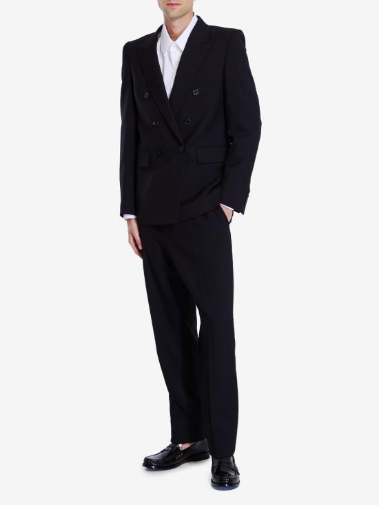  생로랑 스트레이트 팬츠 800456Y404W 1000 BLACK - SAINT LAURENT