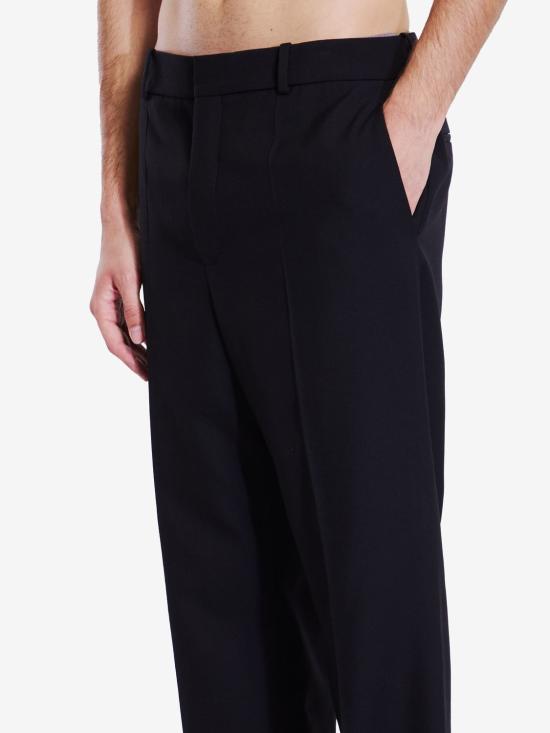  생로랑 스트레이트 팬츠 800456Y404W 1000 BLACK - SAINT LAURENT