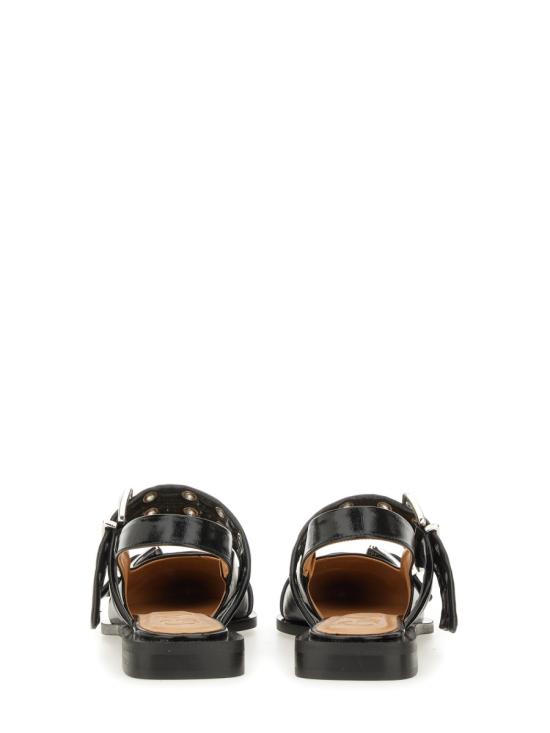 26FW 가니 페미닌 버클 발레리나 S2730 099 BLACK - GANNI