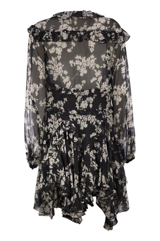 25SS 엘리자베타프랜치 미디 원피스 AB71551E2 685 BLACK BUTTER - ELISABETTA FRANCHI