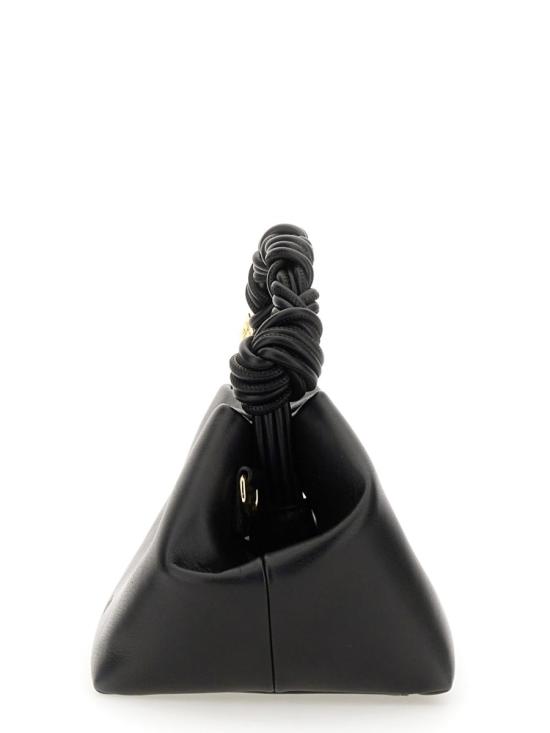 26FW 가니 스몰 레더 보우 토트백 A5241 099 BLACK - GANNI