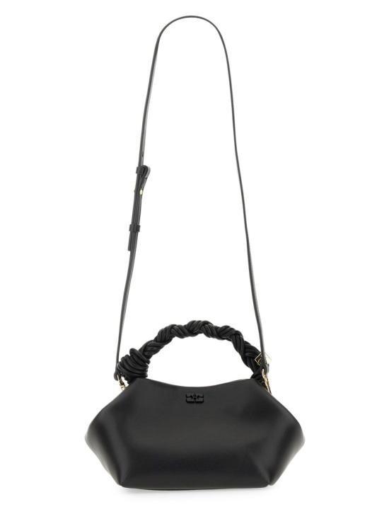 26FW 가니 스몰 레더 보우 토트백 A5241 099 BLACK - GANNI