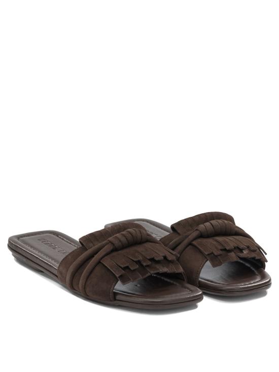 26SS 뽐므도르 뮬/슬리퍼 1099GLENNCAMOSCIOESPRESSO BROWN - POMME D'OR