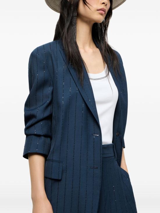26SS 브루넬로 쿠치넬리 수트 자켓 ML5927367 C2061 NAVY - BRUNELLO CUCINELLI